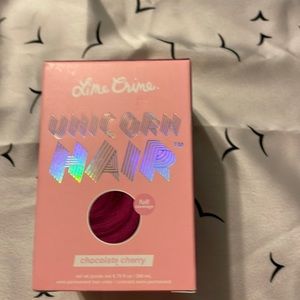 Unicorn hair color in chocolate cherry